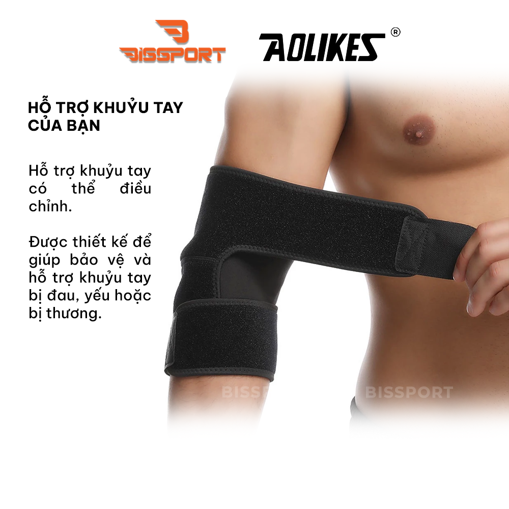 Bó Khủy Tay Thể Thao Mueller 4521 Chính Hãng – Hãng Mỹ - Bảo Vệ Khủy Tay, Hỗ Trợ Tập Luyện - Chống Đau Co Giãn, Dễ Dùng